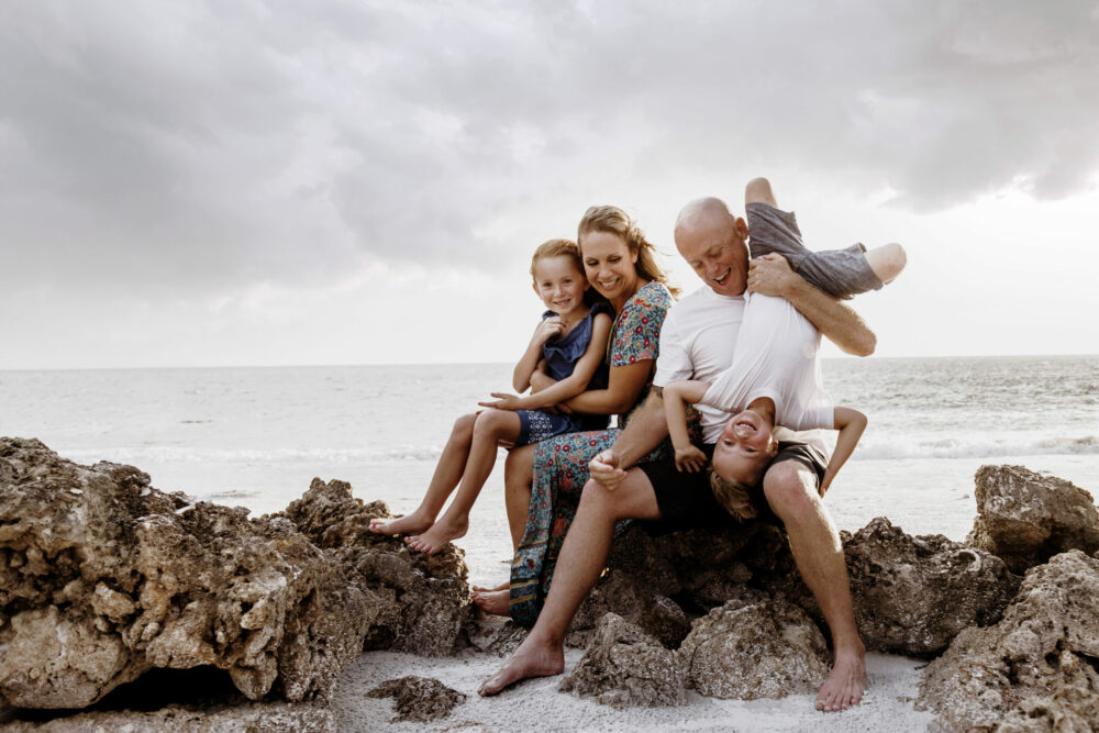 Family beach photography sarasota Florida ember and earth photography